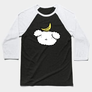 Banana Fluffy Dog Face Baseball T-Shirt